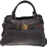 Burberry Black Leather Lambeth Satchel 